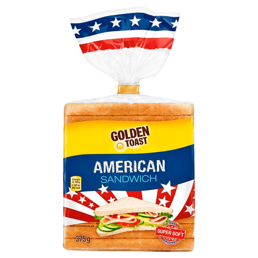 Golden Toast American Sandwich 375g